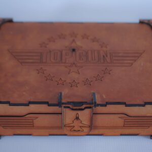 Caja Regalo Madera Grabado Laser Puro Topgun Matus Robusto