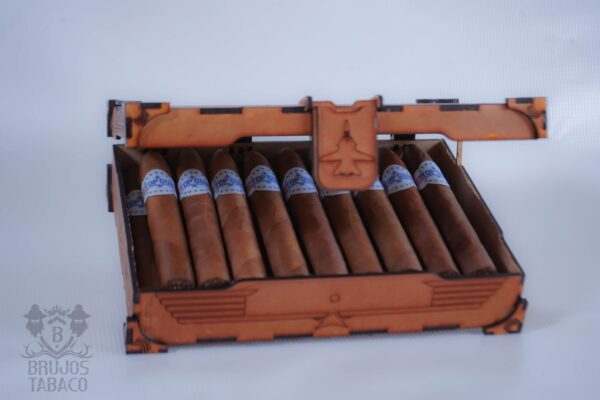 Caja Regalo Madera Grabado Laser Puro Topgun Matus Robusto